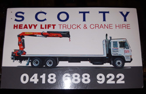 Crane truck hire Brisbane